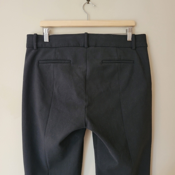 J Crew 365 Cameron High Rise Ankle Dress Pant Stretch Black Size 12 - Picture 6 of 10
